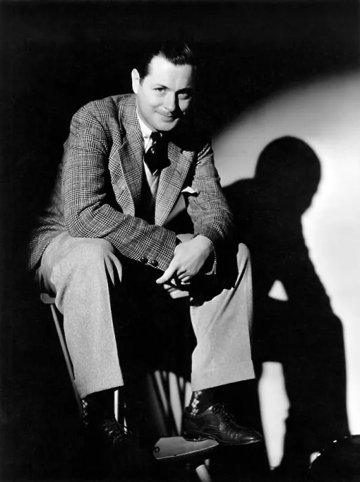Framed Print : Robert Montgomery, MGM portrait by Hurrell, ca. 1937 Framed Print : Robert Montgomery, MGM portrait by Hurrell, ca. 1937