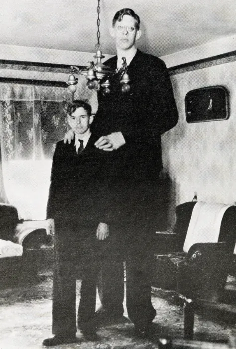 Framed Print : Robert Wadlow (1918-1940) World's Tallest man @ 8'11.1' 1938. Courtesy: CSU Archives / Everett Collection Framed Print : Robert Wadlow (1918-1940) World's Tallest man @ 8'11.1' 1938. Courtesy: CSU Archives / Everett Collection