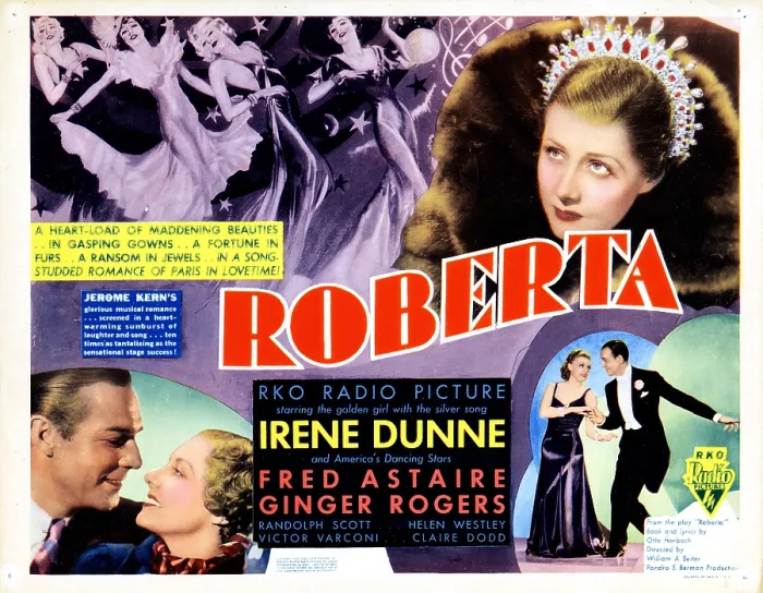 Framed Print : ROBERTA, clockwise from lower left, Randolph Scott, Irene Dunne, Ginger Rogers, Fred Astaire, 1935 Framed Print : ROBERTA, clockwise from lower left, Randolph Scott, Irene Dunne, Ginger Rogers, Fred Astaire, 1935