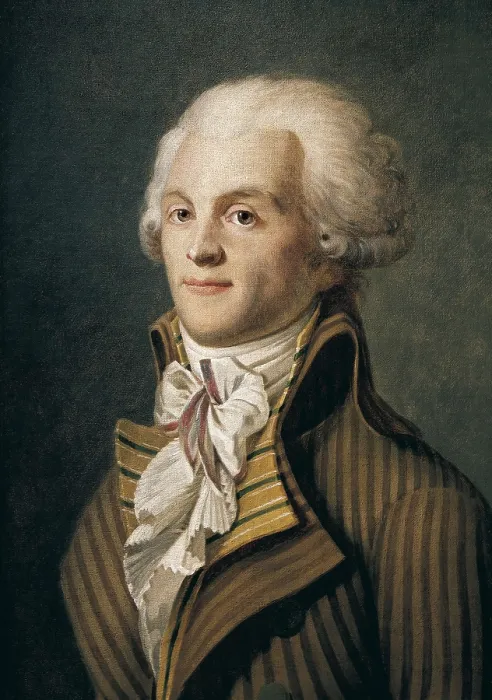 Framed Print : Robespierre, Maximilien de (1758-1794). Portrait. French school (c. 1790). Oil on canvas. FRANCE. Paris. Muse Carnavalet (Carnavalet Museum)