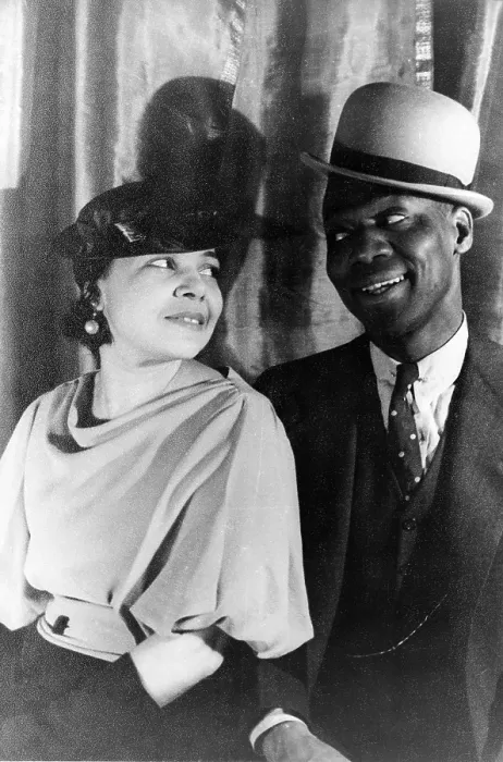 Framed Print : Bill Robinson (1878-1949), also known as Bojangles, with his wife Fannie in 1933 Framed Print : Bill Robinson (1878-1949), also known as Bojangles, with his wife Fannie in 1933