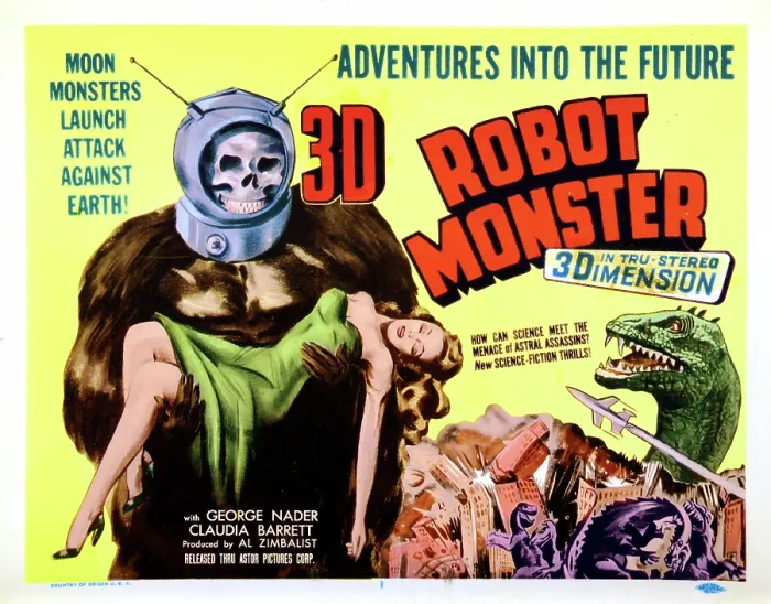 Framed Print : ROBOT MONSTER, 1953