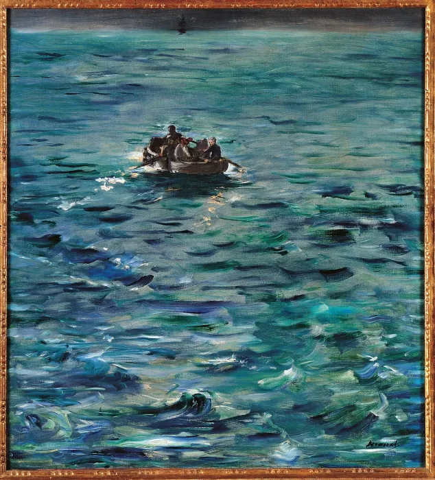 Framed Print : Rocheforts Escape, by Edouard Manet, 1881, 19th Century, oil on canvas, cm 80 x 73 - France, Ile de France, Paris, Muse dOrsay, RF1984-158. All Framed Print : Rocheforts Escape, by Edouard Manet, 1881, 19th Century, oil on canvas, cm 80 x 73 - France, Ile de France, Paris, Muse dOrsay, RF1984-158. All
