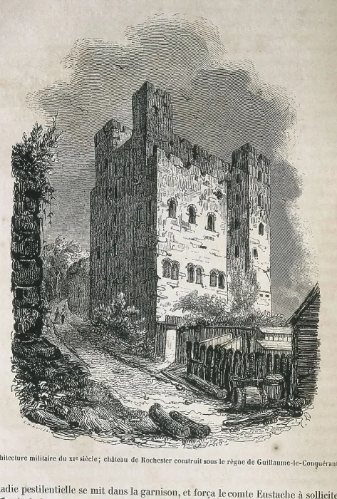 Framed Print : Rochester Castle in 1844. Engraving. AISA / Everett Collection**US SALES ONLY** Framed Print : Rochester Castle in 1844. Engraving. AISA / Everett Collection**US SALES ONLY**