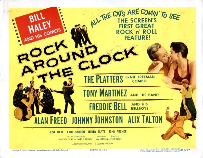 Framed Print : ROCK AROUND THE CLOCK, 1956