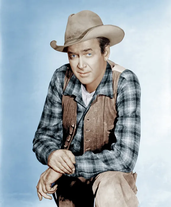 Framed Print : TWO RODE TOGETHER, James Stewart, 1961