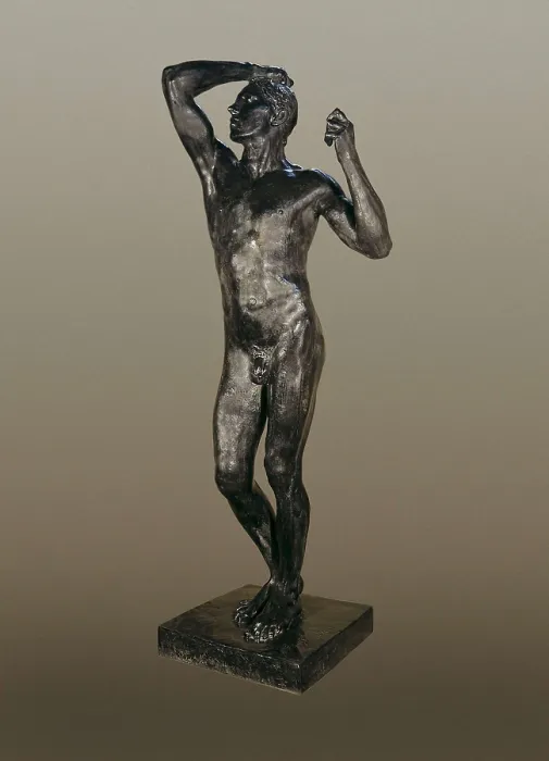 Framed Print : RODIN, Auguste (1840-1917). The Age of Bronze. 1877. Sculpture on bronze. FRANCE. Paris. Rodin Museum. AISA / Everett Collection**US SALES ONLY**