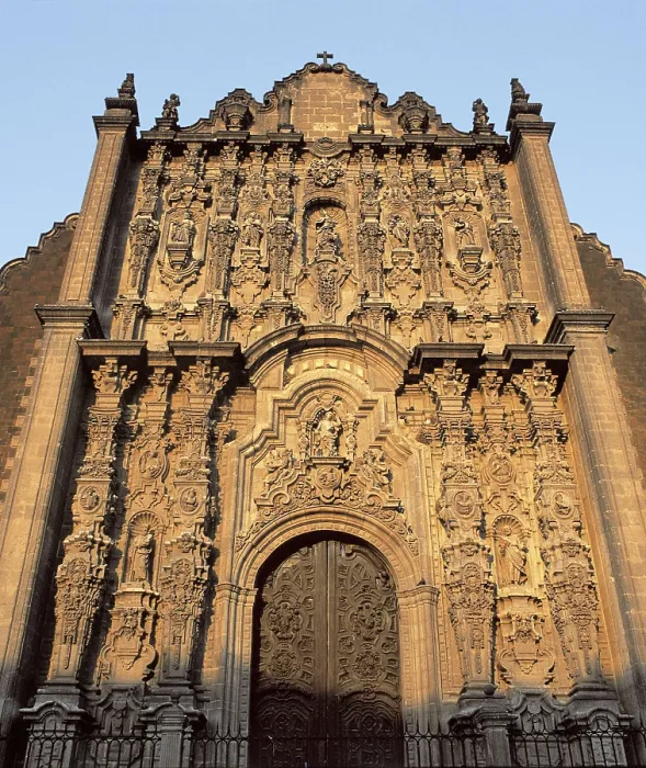 Framed Print : RODRIGUEZ, Lorenzo (1698-1774). Metropolitan Sagrario Chapel. 1749-1760. MEXICO. FEDERAL DISTRICT. Mexico City. Faade, in Churrigueresque style. Colonial baroque Framed Print : RODRIGUEZ, Lorenzo (1698-1774). Metropolitan Sagrario Chapel. 1749-1760. MEXICO. FEDERAL DISTRICT. Mexico City. Faade, in Churrigueresque style. Colonial baroque