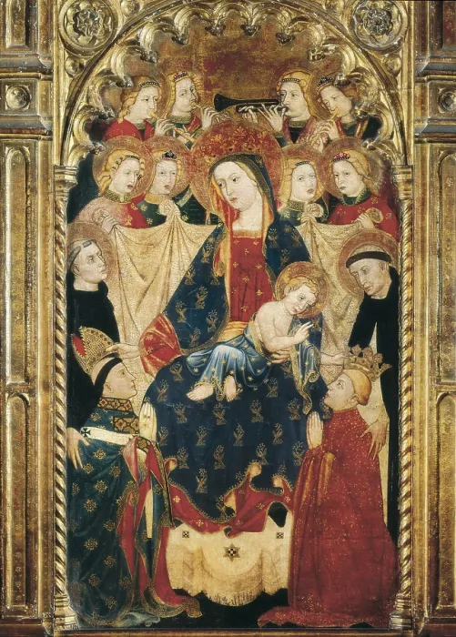 Framed Print : RODRIGUEZ DE TOLEDO, Juan (14th c. - 15th c.). Altarpiece of the Archbishop don Sancho de Rojas. ca. 1410 - 1415