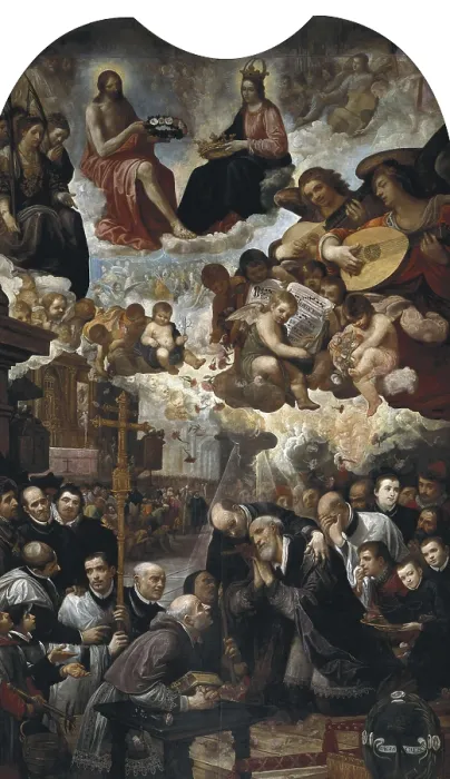 Framed Print : ROELAS, Juan de (1560-1625). Death of Saint Isidore. 1613. SPAIN. Sevilla. Church of San Isidoro. Baroque art. Oil on canvas. AISA / Everett Collection**US SALES ONLY** Framed Print : ROELAS, Juan de (1560-1625). Death of Saint Isidore. 1613. SPAIN. Sevilla. Church of San Isidoro. Baroque art. Oil on canvas. AISA / Everett Collection**US SALES ONLY**
