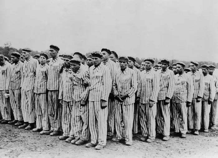Framed Print : Roll call at Buchenwald concentration camp, ca. 1938-1941