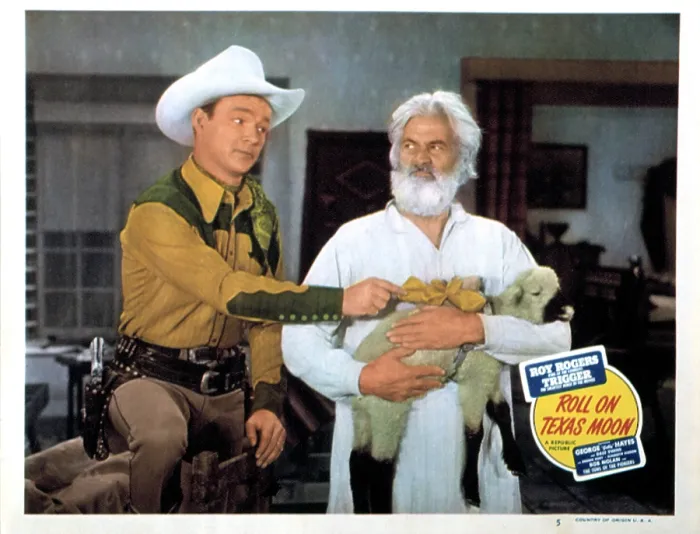 Framed Print : ROLL ON TEXAS MOON, Roy Rogers, Gabby Hayes, 1946