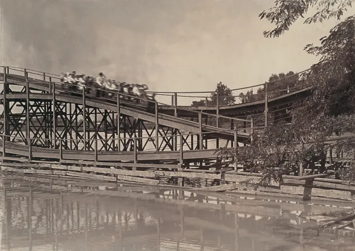 Framed Print : Roller Coaster, On the Scenic Railway, The Newsboys Picnic, Cincinnati, Ohio, photograph by Lewis Wickes Hine, August, 1908 Framed Print : Roller Coaster, On the Scenic Railway, The Newsboys Picnic, Cincinnati, Ohio, photograph by Lewis Wickes Hine, August, 1908