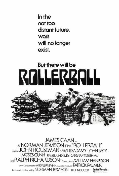 Framed Print : ROLLERBALL, 1975