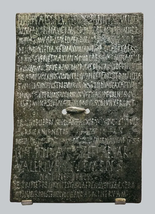 Framed Print : Roman military diploma, from the emperor Gallerius Maximianus to Valerius Clemens. ITALY. Florence. National Museum of Archaeology. AISA / Everett Collection**US SALES ONLY** Framed Print : Roman military diploma, from the emperor Gallerius Maximianus to Valerius Clemens. ITALY. Florence. National Museum of Archaeology. AISA / Everett Collection**US SALES ONLY**
