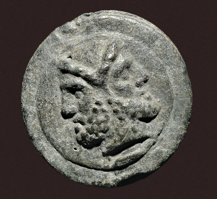 Framed Print : Roman as with a representation of the god Janus. This was the first coin ever struck by Ancient Rome. - BeBa / Iberfoto / Everett Collection (367563)**US SALES ONLY**