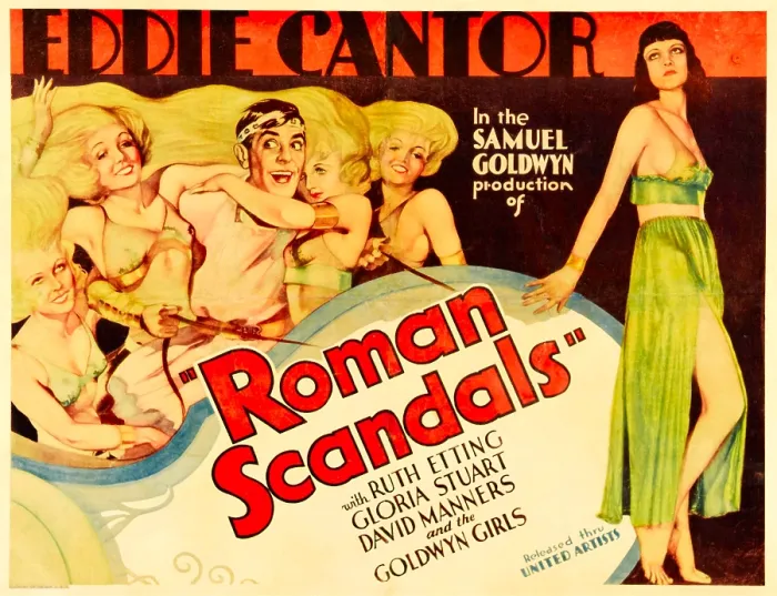 Framed Print : ROMAN SCANDALS, lobbycard, Eddie Cantor, 1933 Framed Print : ROMAN SCANDALS, lobbycard, Eddie Cantor, 1933