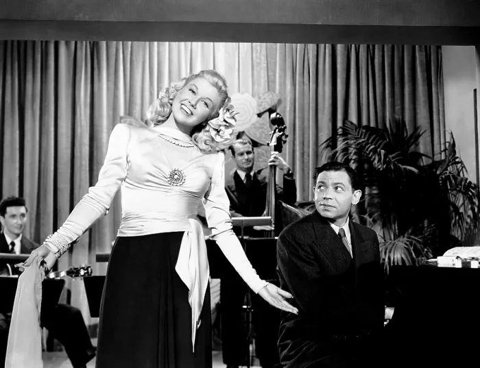 Framed Print : ROMANCE ON THE HIGH SEAS, from left, Doris Day, Oscar Levant, 1948
