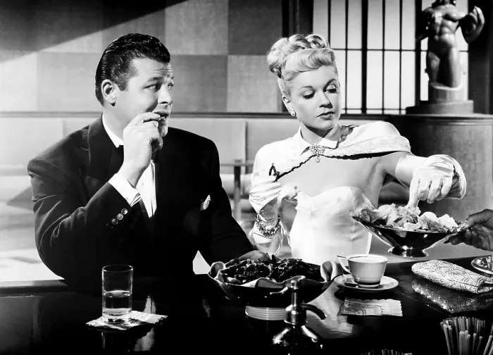 Framed Print : ROMANCE ON THE HIGH SEAS, from left, Jack Carson, Doris Day, 1948