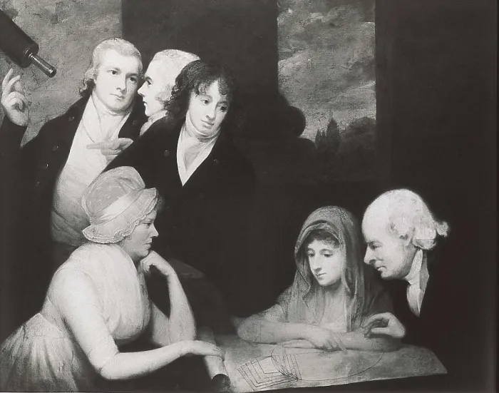 Framed Print : ROMNEY, George (1734-1802). Sir Adam Walker and family. ca. 1796 - ca. 1801. Oil on canvas. UNITED KINGDOM. London. National Portrait Gallery Framed Print : ROMNEY, George (1734-1802). Sir Adam Walker and family. ca. 1796 - ca. 1801. Oil on canvas. UNITED KINGDOM. London. National Portrait Gallery