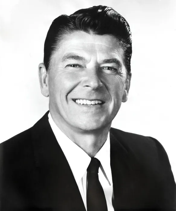 Framed Print : Ronald Reagans portrait used in successful 1966 campaign for governor of California (BSLOC_2021_3_21)