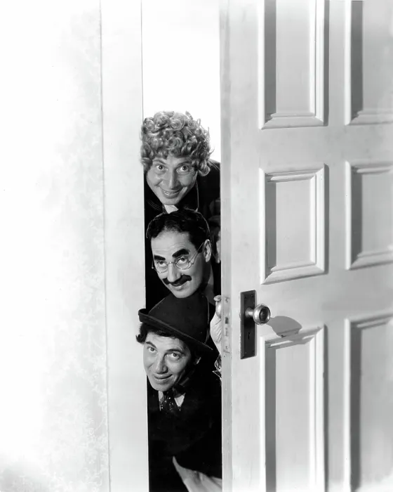 Framed Print : ROOM SERVICE, Harpo Marx, Groucho Marx, Chico Marx, 1938