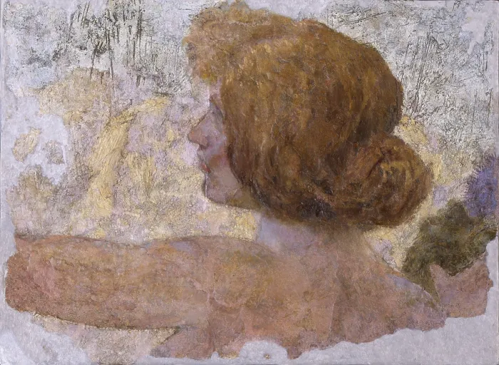 Framed Print : Room of the Storione, by Laurenti Cesare, 1905, 20th Century, fresco - Italy, Veneto, Padova, Banca Antonveneta. Whole artwork view. Fragment of Fresco former in Liviano palace
