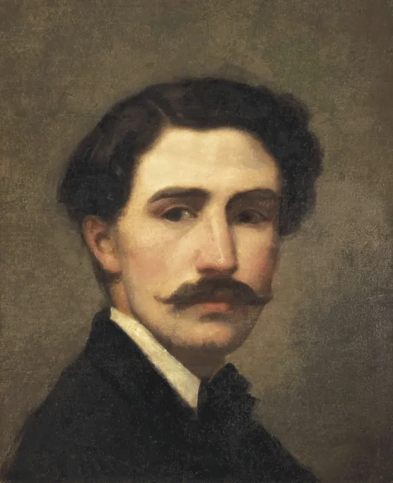 Framed Print : ROSALES, Eduardo (1836-1873). Self-Portrait. 1863. Romanticism. Oil on canvas. Private Collection. AISA / Everett Collection**US SALES ONLY** Framed Print : ROSALES, Eduardo (1836-1873). Self-Portrait. 1863. Romanticism. Oil on canvas. Private Collection. AISA / Everett Collection**US SALES ONLY**