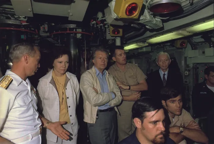 Framed Print : Rosalynn Carter Jimmy Carter and Admiral Hyman Rickover aboard the submarine USS Los Angeles Framed Print : Rosalynn Carter Jimmy Carter and Admiral Hyman Rickover aboard the submarine USS Los Angeles