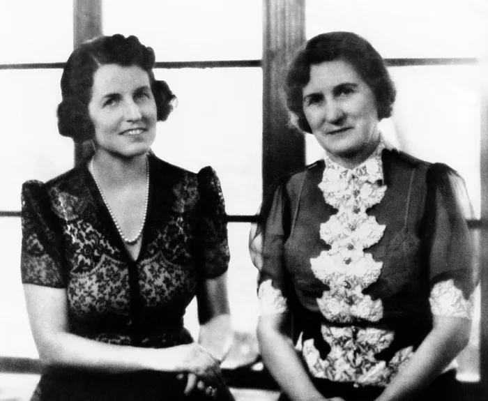 Framed Print : Rose Fitzgerald Kennedy with her mother, Josephine Fitzgerald. Ca. 1930. (CSU_ALPHA_1052) CSU Archives / Everett Collection
