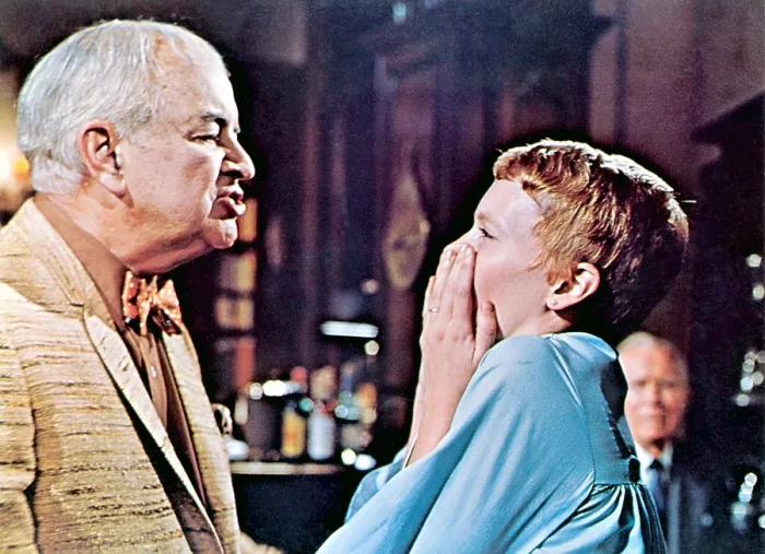 Framed Print : ROSEMARY'S BABY, Sidney Blackmer, Mia Farrow, 1968