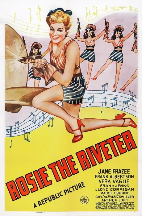 Framed Print : ROSIE THE RIVETER, US poster art, Jane Frazee, 1944
