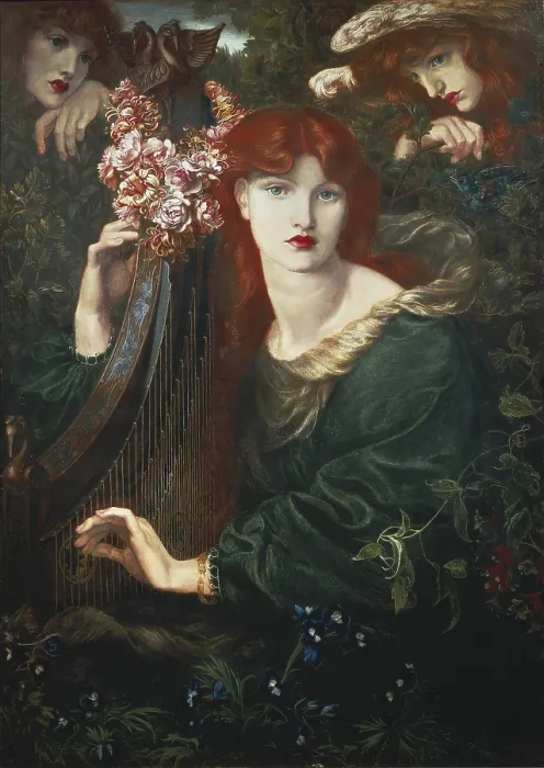 Framed Print : ROSSETTI, Dante Gabriel (1828-1882). La Ghirlandata. 1873. Pre-Raphaelite art. Oil on canvas. UNITED KINGDOM. London. Guildhall Art Gallery Framed Print : ROSSETTI, Dante Gabriel (1828-1882). La Ghirlandata. 1873. Pre-Raphaelite art. Oil on canvas. UNITED KINGDOM. London. Guildhall Art Gallery