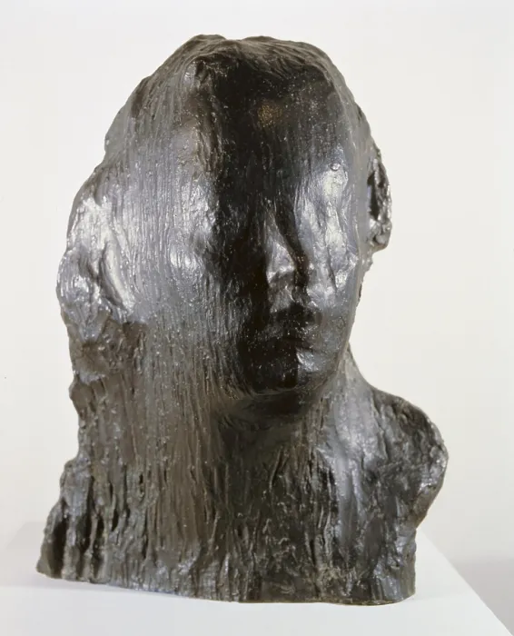 Framed Print : ROSSO, Medardo (1858-1928). Ecce Puer. 1886. Portrait of Alfred Mond at the age of six. Impressionism. Sculpture on bronze. FRANCE. Paris. Musee d'Orsay (Orsay Museum). - J