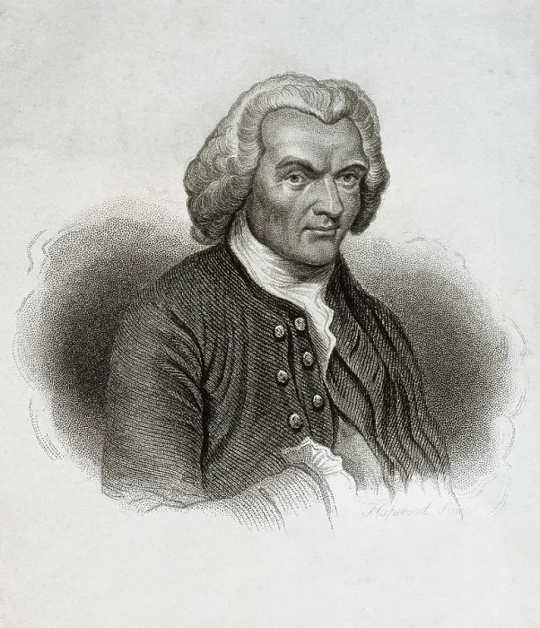 Framed Print : Rousseau, Jean-Jacques (1712-1778). Bust of Rousseau. Engraving. AISA / Everett Collection**US SALES ONLY**