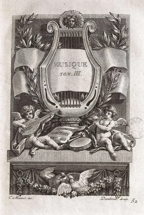 Framed Print : Rousseau, Jean-Jacques (1712-1778). Title page from volume III of Rousseau's 'Complete Works', corresponding to the 'Dictionnaire de la musique'(Dictionary of the Music) Framed Print : Rousseau, Jean-Jacques (1712-1778). Title page from volume III of Rousseau's 'Complete Works', corresponding to the 'Dictionnaire de la musique'(Dictionary of the Music)