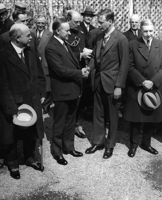 Framed Print : front row, second from left: Calvin Coolidge (U.S) Framed Print : front row, second from left: Calvin Coolidge (U.S)