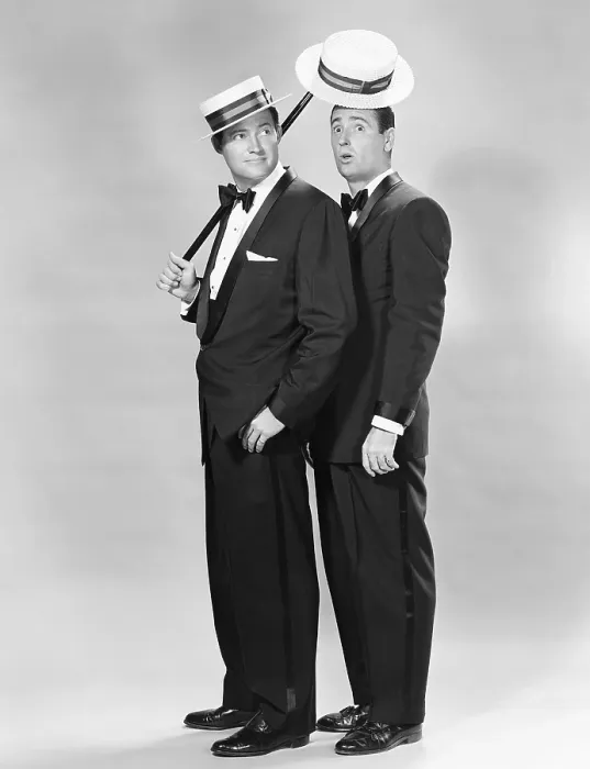 Framed Print : Rowan and Martin, (from left): Dan Rowan, Dick Martin, circa 1950s Framed Print : Rowan and Martin, (from left): Dan Rowan, Dick Martin, circa 1950s