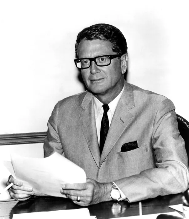 Framed Print : Roy Huggins in the 1960s. Courtesy: CSU Archives  /  Everett Collection