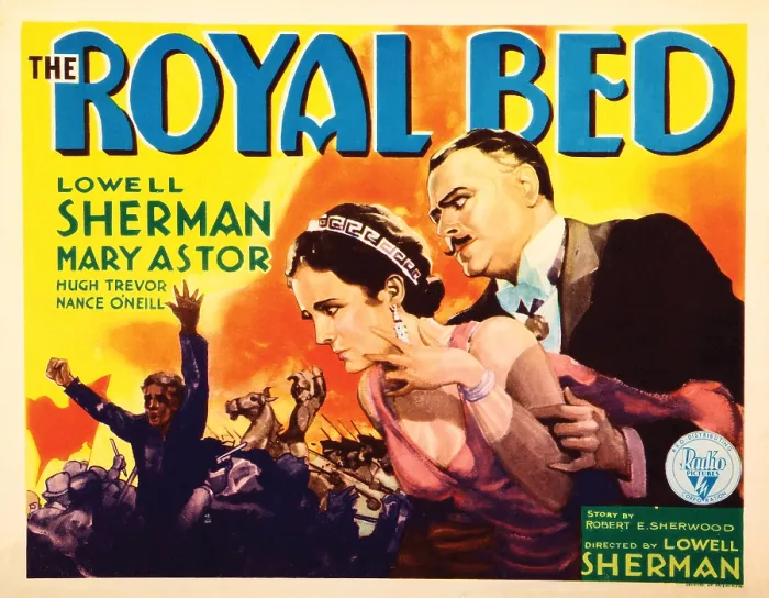 Framed Print : THE ROYAL BED, US lobbycard, from left: Mary Astor, Lowell Sherman, 1931 Framed Print : THE ROYAL BED, US lobbycard, from left: Mary Astor, Lowell Sherman, 1931