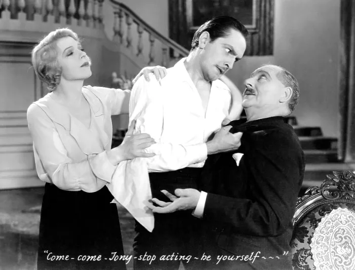 Framed Print : THE ROYAL FAMILY OF BROADWAY, Ina Claire, Fredric March (center), 1930