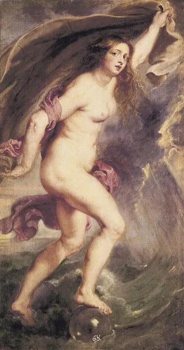 Framed Print : RUBENS, Peter Paul (1577-1640). The Fortune. 1636 - 1638. Flemish art. Oil on canvas. SPAIN. Madrid. Prado Museum. AISA / Everett Collection**US SALES ONLY**