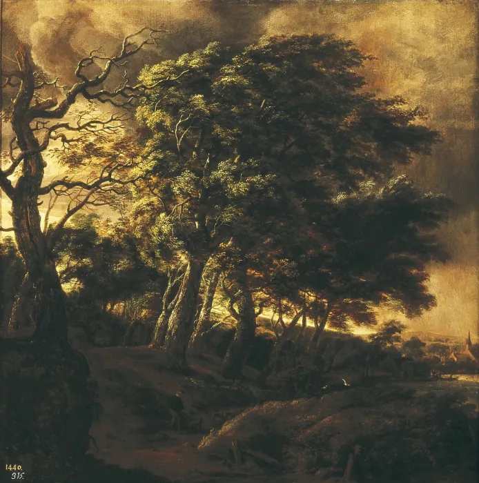 Framed Print : Ruisdael, Jacob van (1628-1682). Landscape. 1657. Baroque art. Oil on canvas. SPAIN. Madrid. Prado Museum. AISA / Everett Collection**US SALES ONLY**