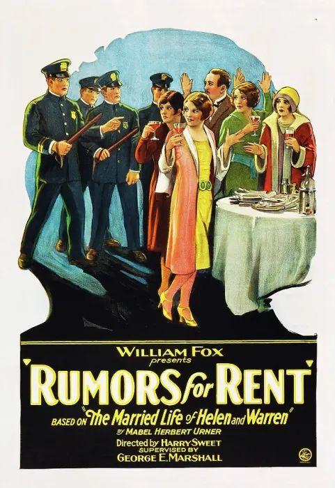 Framed Print : RUMORS FOR RENT, poster art, 1927, TM and Copyright 20th Century Fox Film Corp. All rights reserved. / courtesy Everett Collection Framed Print : RUMORS FOR RENT, poster art, 1927, TM and Copyright 20th Century Fox Film Corp. All rights reserved. / courtesy Everett Collection