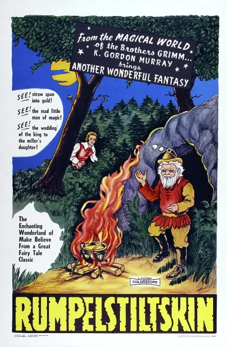 Framed Print : RUMPELSTILTSKIN, (aka RUMPELSTILZCHEN), US poster, 1955