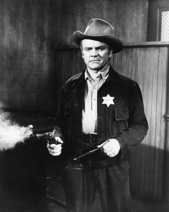 Framed Print : RUN FOR COVER, James Cagney, 1955 Framed Print : RUN FOR COVER, James Cagney, 1955