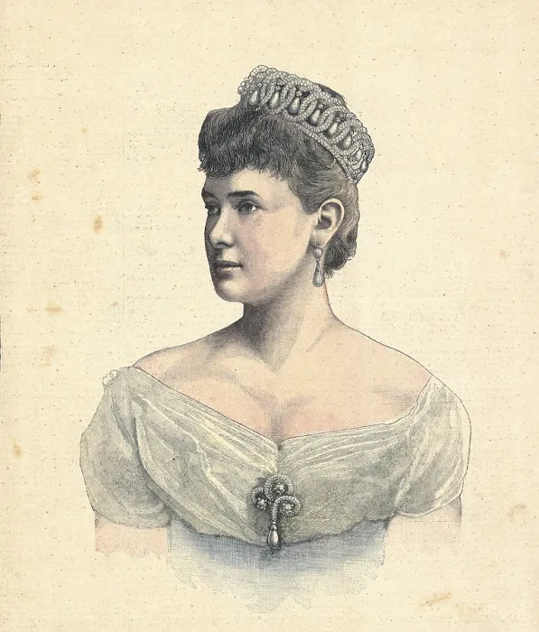 Framed Print : Russia. Grand Duchess Maria Pavlovna of Russia (1892). Engraving. Coleccin Gasca / AISA / Everett Collection (157118)**US SALES ONLY**