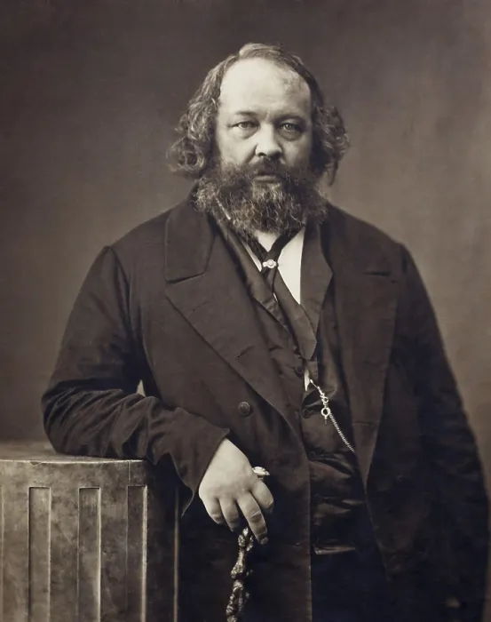 Framed Print : Russian born Mikhail Bakunin, was an exponent of revolutionary anarchism in 1860-70s. He was an associate of Marx in the 1840s, but split from Marxism in the 1860s