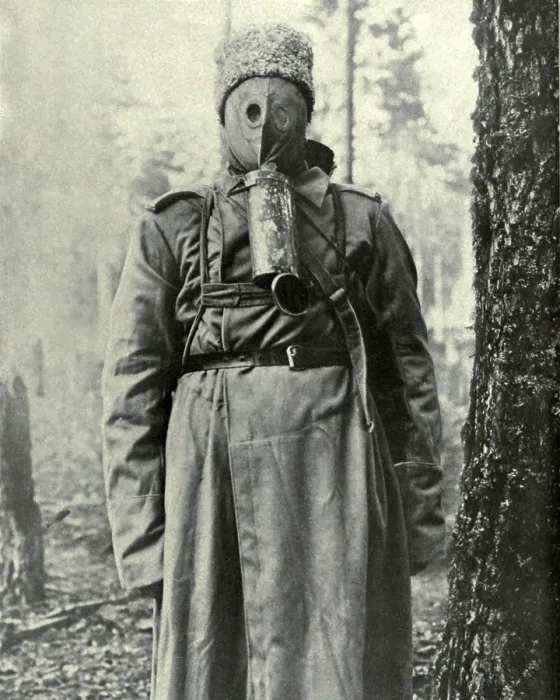 Framed Print : Russian primitive type of gas mask used in WW1. 1917 Framed Print : Russian primitive type of gas mask used in WW1. 1917
