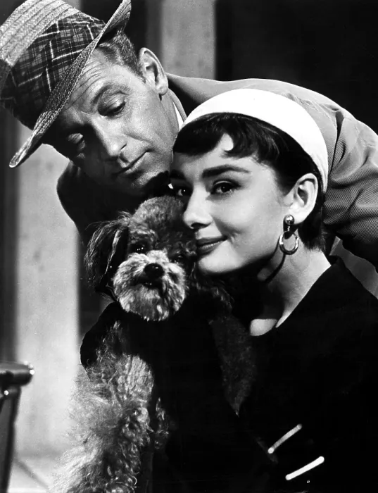 Framed Print : SABRINA, William Holden, Audrey Hepburn, 1954